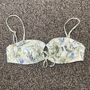 Abercrombie & Fitch Women’s Bikini Too Bandeau Removable Straps Tropical Print